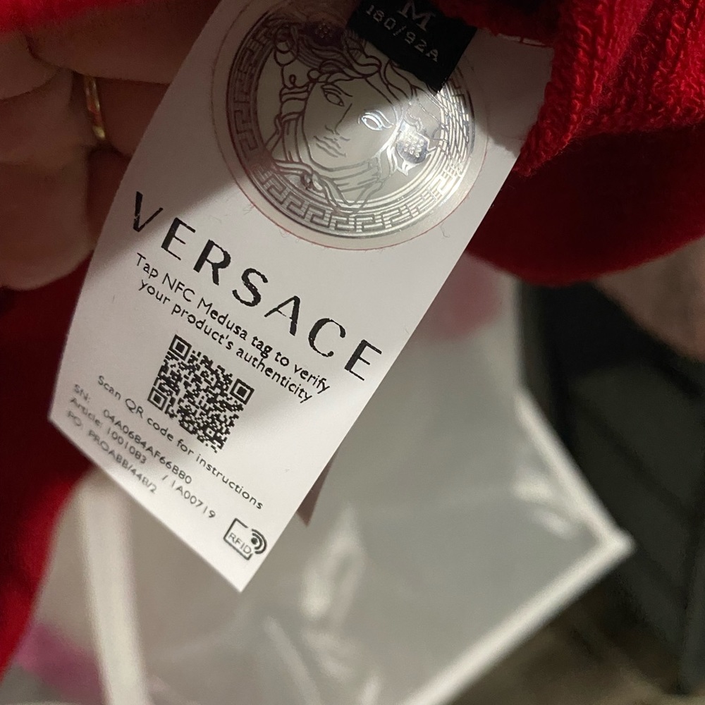 Versace hoodie men authentic